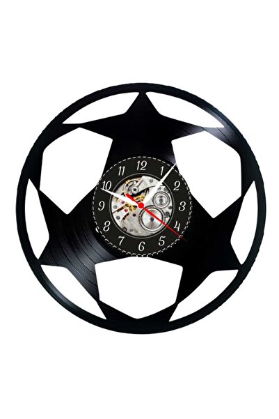 OEM Ceas de perete din vinil, Tematică Fotbal / Champions League, Design Ming...