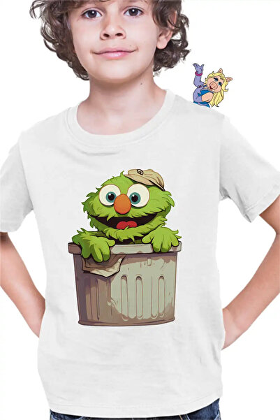 OEM Tricou Copii Baieti The Muppets Oscar Grouch