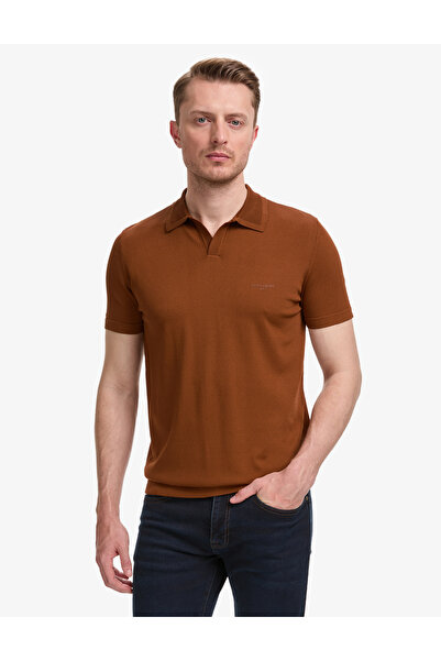 Pierre Cardin Pulover slim fit maro deschis 50324073-VR002