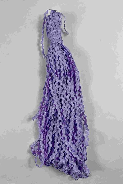 Hobigram Lila Vavel Wavy Decorative Ribbon – 1 cm Thin Zigzag Ribbon 10 Meters