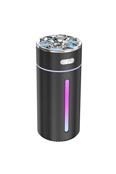 Sensoria Oto Koku Makinesi Araç Ultrasonik Hava Nemlendirici Aroma Difizörü Humidifier Şarjlı Buhardanlık Led Işıklı Şarjlı Metalik Renk