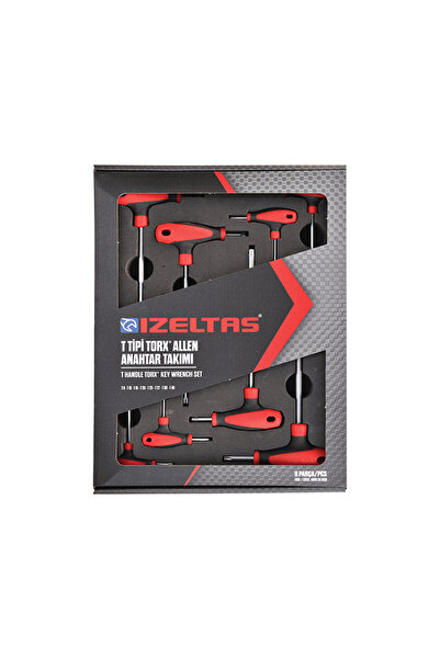İzeltaş T Type Torx Allen Wrench Set of 8