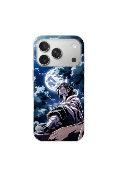PPKin iPhone 17 Pro Max Compatible Anime 4/4 Design Transparent Case