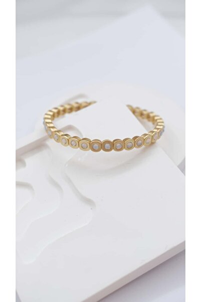 Jerie Matte Gold Elastic Special Series Bracelet