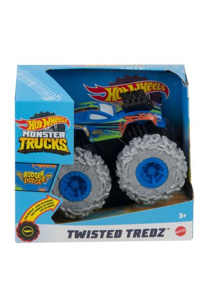 mattel HOT WHEELS MONSTER TRUCK TWISTER TREDZ ROGER DODGER SCARA 1:43