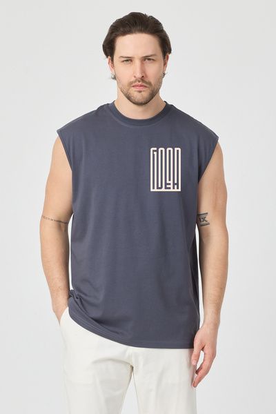 URBANTRENDSTORE Baskılı Unisex Erkek Pamuklu Antrenman Sporcu Atleti Oversize...