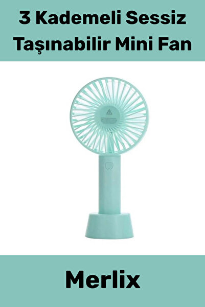 Genel Markalar #Vantilatör Usb Şarjlı 3 Kademeli Sessiz Taşınabilir Mini Fan ...