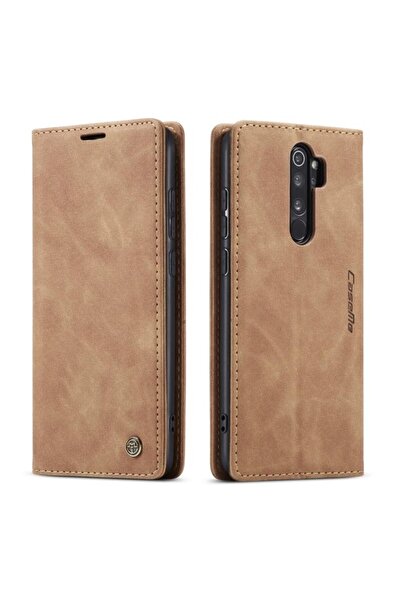 Caseme -013 Retro Θήκη Βιβλίο Brown (Xiaomi Redmi Note 8 Pro)