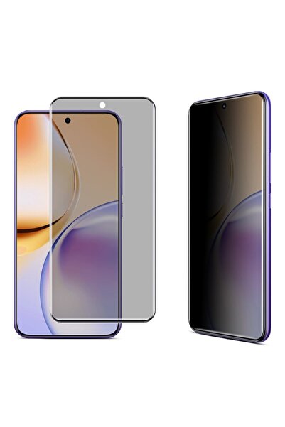 İmak Realme 14 Pro Plus 5G Privacy Full Curved Tempered Glass Black