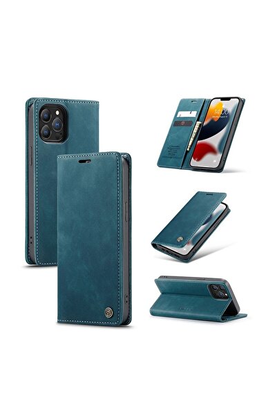 Caseme -013 Πολυλειτουργική Θήκη Βιβλίο Μπλε (Apple iPhone 13 Pro)