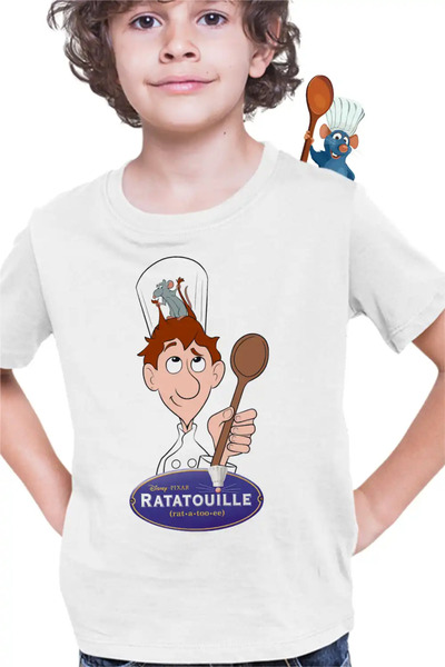 OEM Tricou Copii Baieti Ratatouille Alfredo Soricel Remy Chef