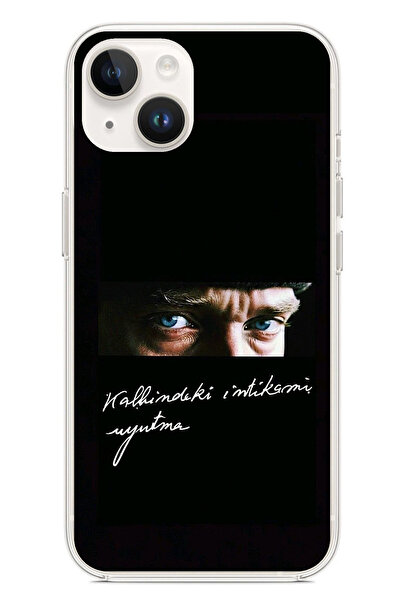 TechTree iPhone 13-14 Uyumlu Atatürk Derin Bakış Andolsun Baskılı Silikon Kılıf