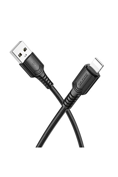 Borofone Cablu de alimentare, iP, 2.4A, 1m - (BX116) - Negru