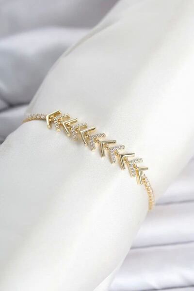 Generic Brand Brass Gold Color Zircon Stone Sergeant Model Waterway Women's B...
