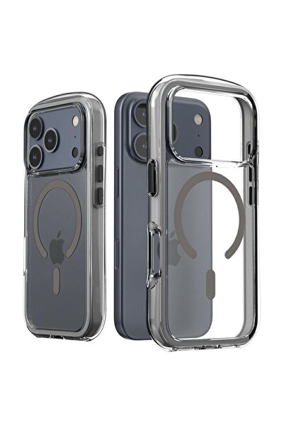 Araree Duple M Air MagSafe Θήκη για iPhone 17 Pro, Διαφανές/Γκρι