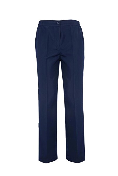 MyForm My form women's alpaca fabric pants - navy
