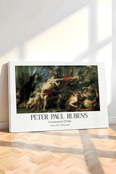 Postifull Peter Paul Rubens - Consecuții ale războiului, Tablou pe pânză, Ser...