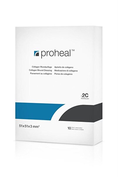 ProHeal Kolajen yara örtüsü (1 adet) 51X51X3mm, STERİLE