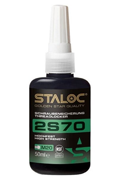 Staloc 2S70 Yüksek Mukavemet Civata Sabitleyici 50 ml