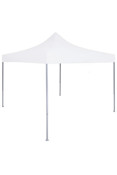 vidaxl Cort de petrecere pliabil profesional, alb, 2 x 2 m, ot›el