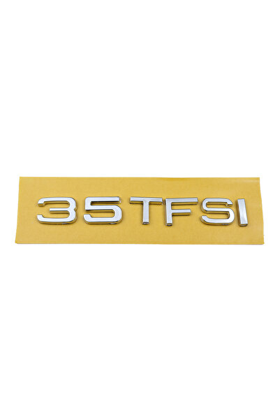 EDEXPORT أودي 35 TFSI 2.0x14.7 سم حروف كروم للسيارة