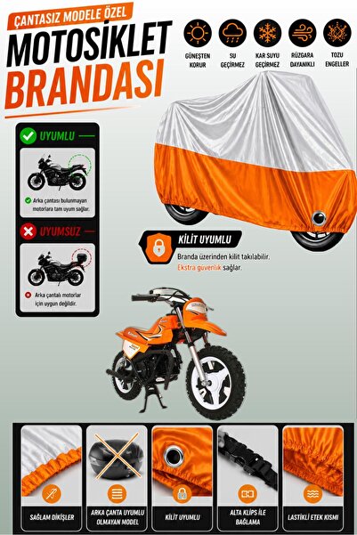Cemku Twin Top Gray - Bottom Orange Kanuni Mini 50 Compatible Engine Cover, R...