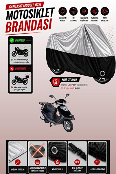 Cemku Twin Top Gray - Bottom Black Altai Carrier 125 Compatible Engine Tarpau...