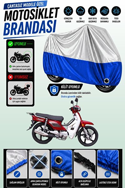 Cemku Twin Top Gray - Bottom Blue Kanuni Trodon XS 50 Compatible Engine Cover...