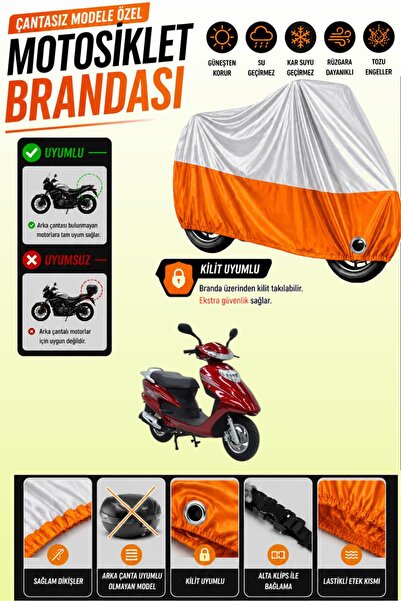 Cemku Twin غطاء محرك متوافق مع Mondial 125 RT باللون الرمادي من الأعلى والبرت...