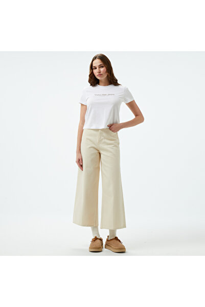 Calvin Klein Kadın Mavi Pantolon