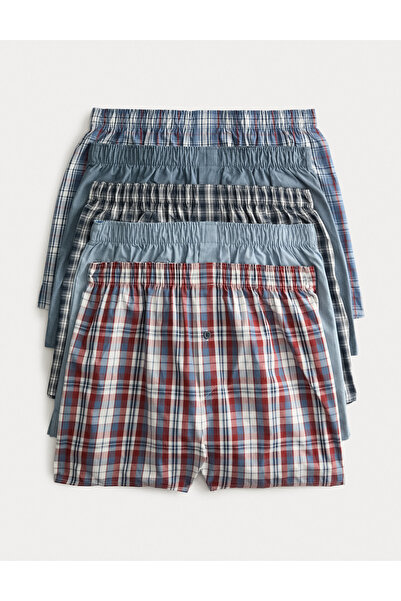 Marks & Spencer 5'li Pamuklu Boxer Seti