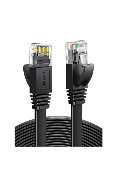 Ugreen Καλώδιο Δικτύου UTP CAT6 NW102 50173 1m Flat Μαύρο