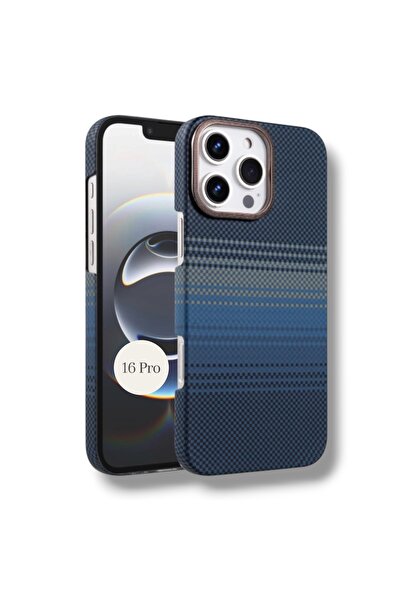 Bruntoo BR İphone 16 Pro Uyumlu Vega Karbon Fiber Premium Lüks İnce Magsafe T...