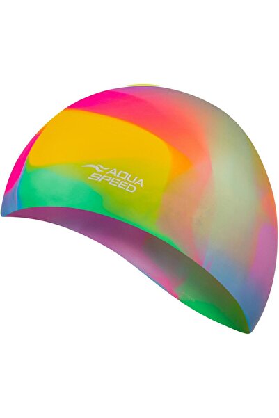 Aqua Speed Bunt - Çok Renkli Silikon Yüzme Bonesi