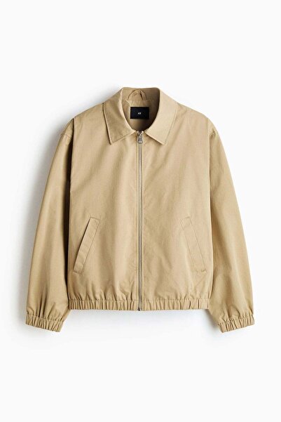 H&M Collared cotton jacket