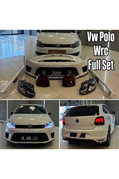Bosch Polo wrc set beyaz boyalı + Gti far + Q2 stop komple set 2010-2017 uyumlu