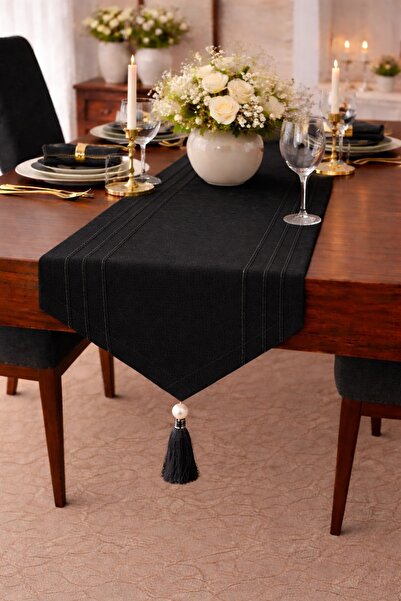 Bella Home Diana Karlina Runner | 35x140 cm | Modern & Zarif Masa Dekorasyonu...