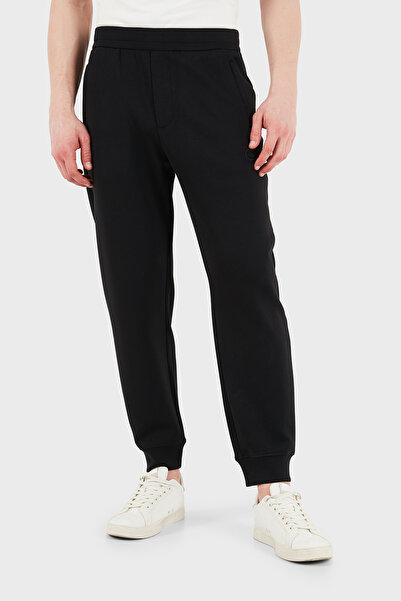 Emporio Armani Cotton Regular Fit Elastic Leg Jogger Trousers Men's Pants Em0...