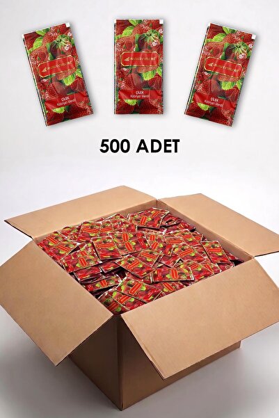 MOUVEMENT 500 Adet Çilek Kokulu Kolonyalı Mendil - Dalından Kopmuş Taptaze Fe...