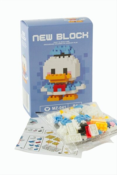 Generic Particimden Mini Blok Eğlencesi: Sevimli Ördek Figürü