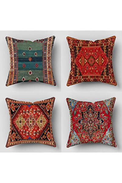 Choice5 45X45cm Two Sides 4pcs Persian Rug Pattern Pillowcase Living Room Sof...