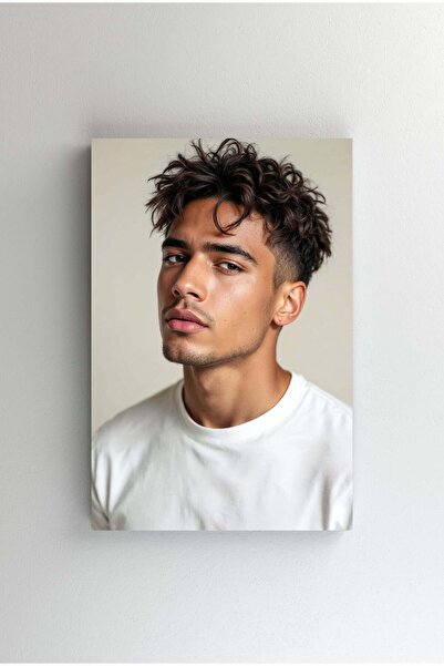 Efect Canvas Tablou Canvas - Portret tanar par cret