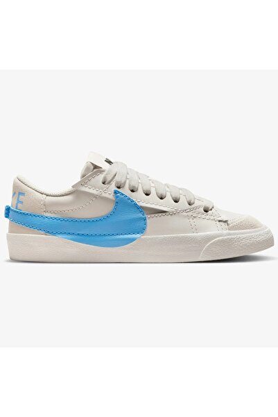 Nike Blazer Low '77 Womens Leather Sneaker Hakiki Deri Günlük Spor Ayakkabı Bej