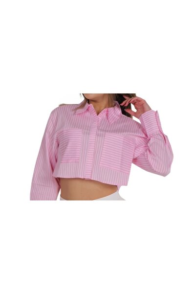 MODA AURELİA crop gömlek