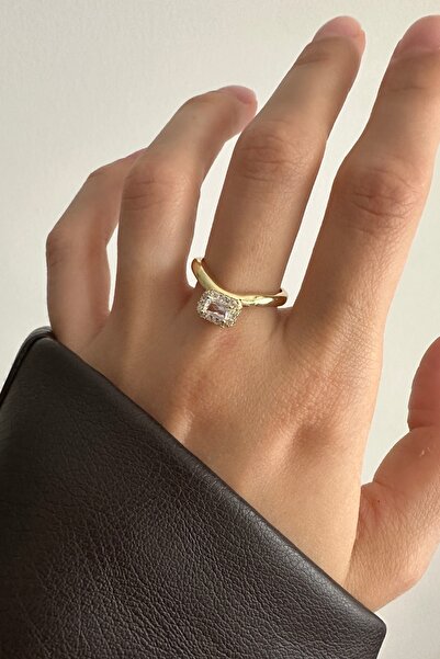 Okko Store Baguette Jewelled Adjustable Ring