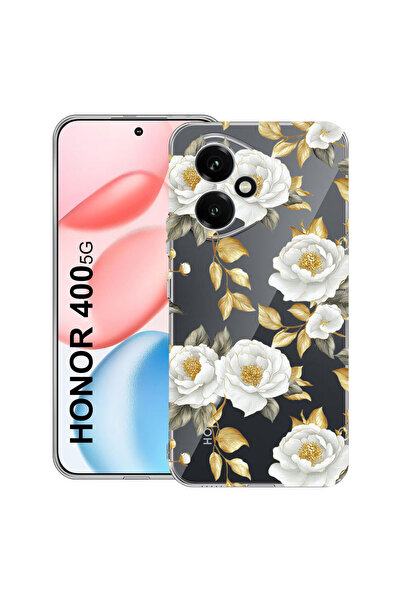 bestcase Husă Antișoc pentru Honor 400, Florală - Camelie Aurie Estetică, 204...