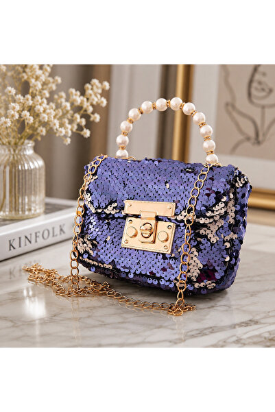 SANTRALBEBE Girl's Sequined Dress Mini Bag