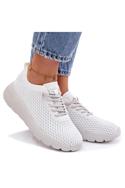 Evento Pantofi sport de damă albi Helinae 40