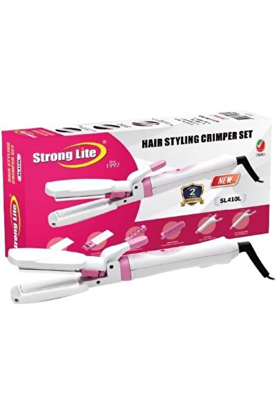 STRONG LIGHT Hair Curling and Styling Set, Model Sl410L, White
