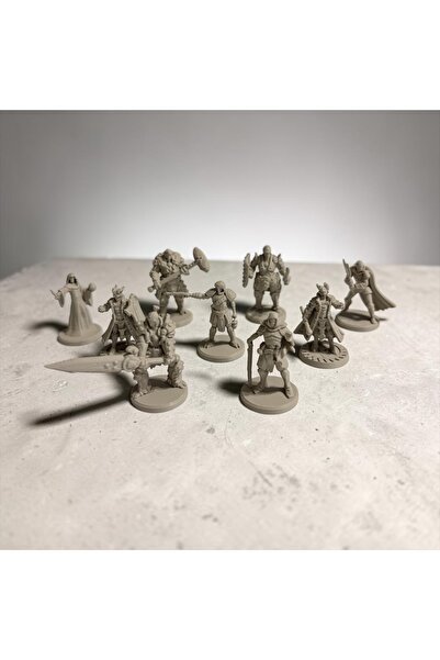 Major Hobi DND Warforged 3.5-4.5 cm Figür Seti – Mekanik Savaşçılar Koleksiyonu